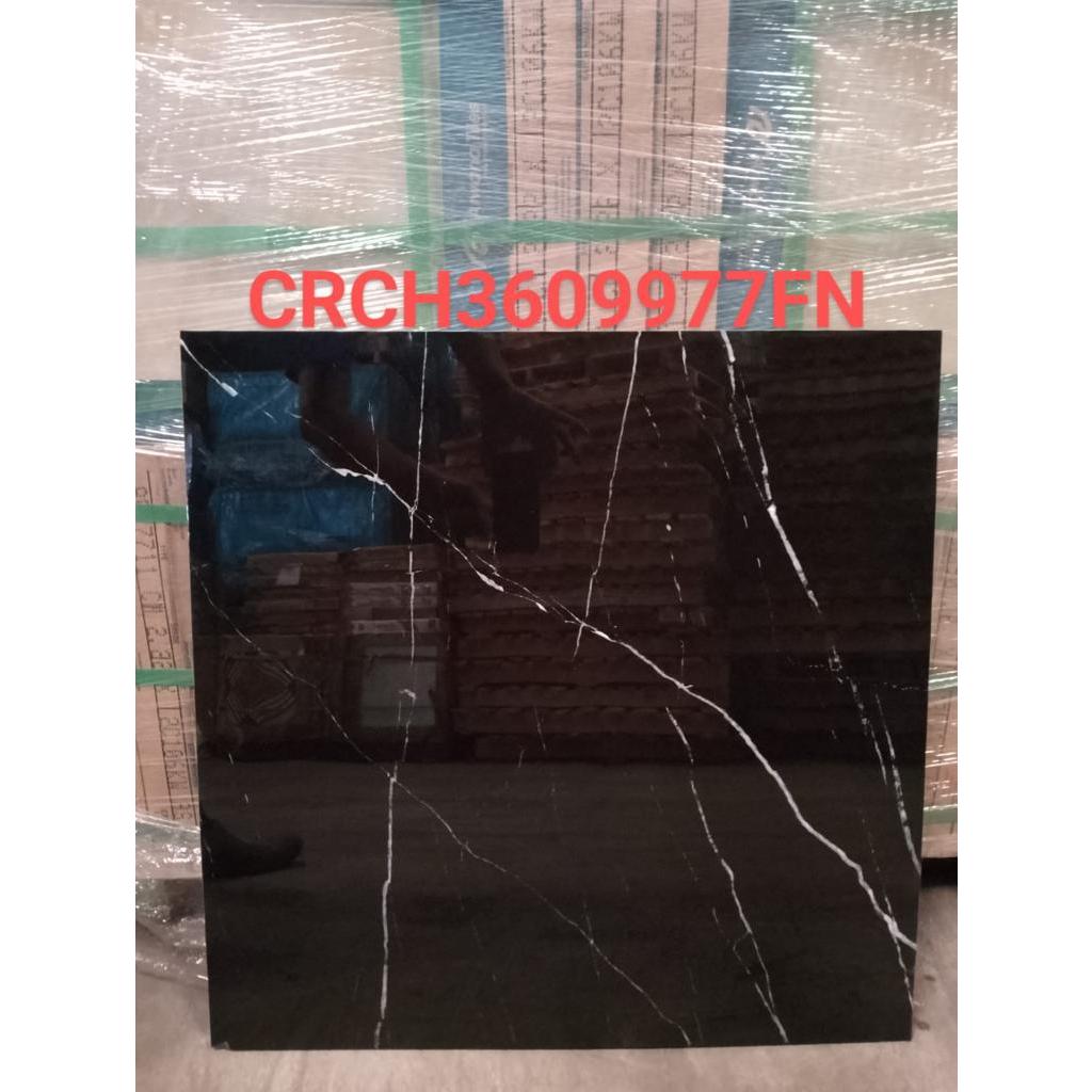 Granit Hitam Glazed Ceranosa 9977 60x60  - Kilat