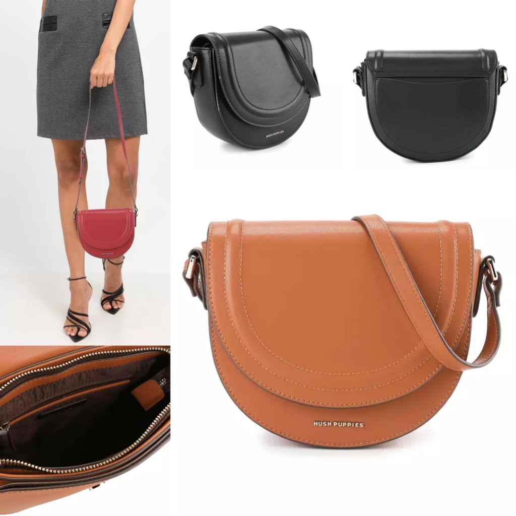 Hush Puppies Tas Sling Selempang Wanita Cameron Sling (M) Original