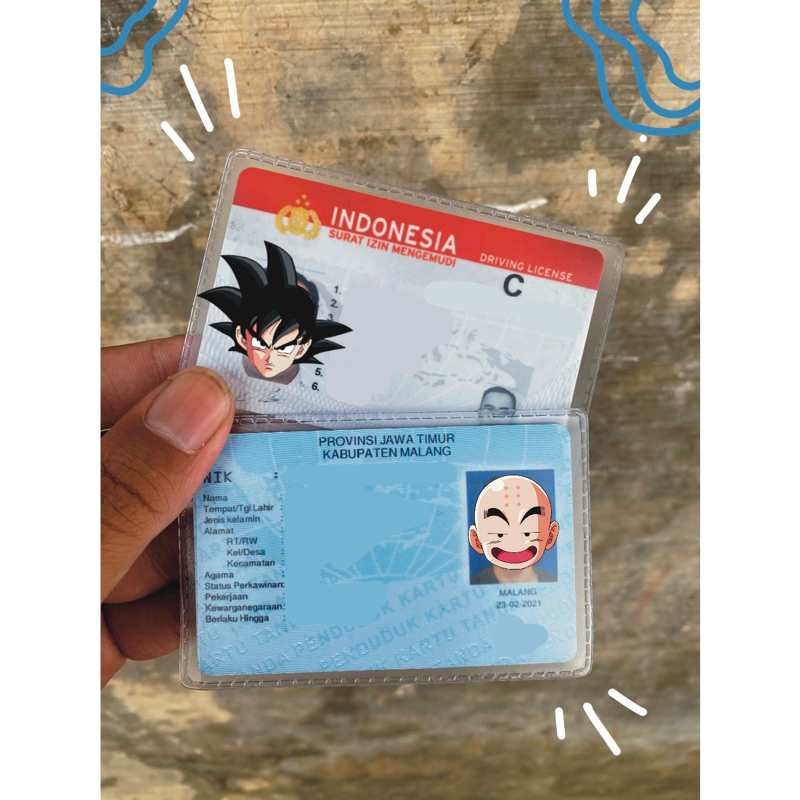 

Cover KTP / SIM Pelindung KTP / ID Card unik Design Dragon ball