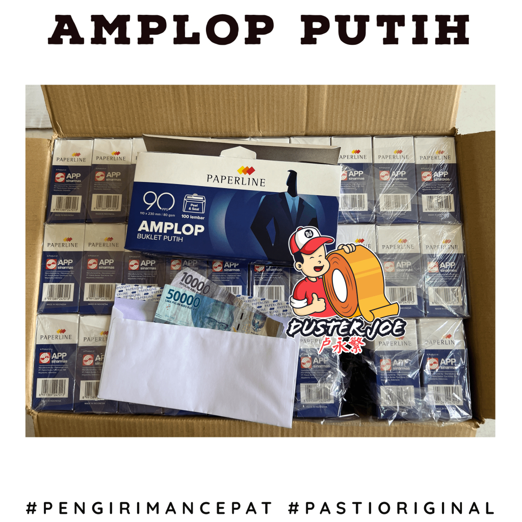 

RK Paperline Amplop Putih Polos 90 PPS PER 1 PACK