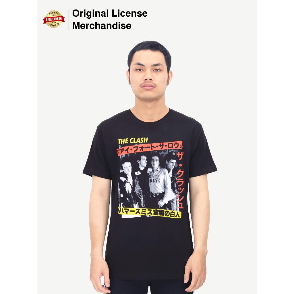 CLASH Kanji Kaos Band Post Punk Rock New Wave Original Official Licensed Merchandise