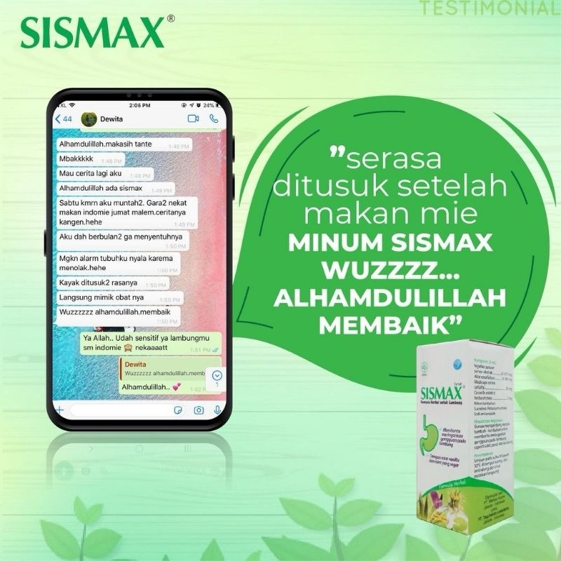 Obat Maag Herbal SISMAX Formula Herbal Untuk Lambung