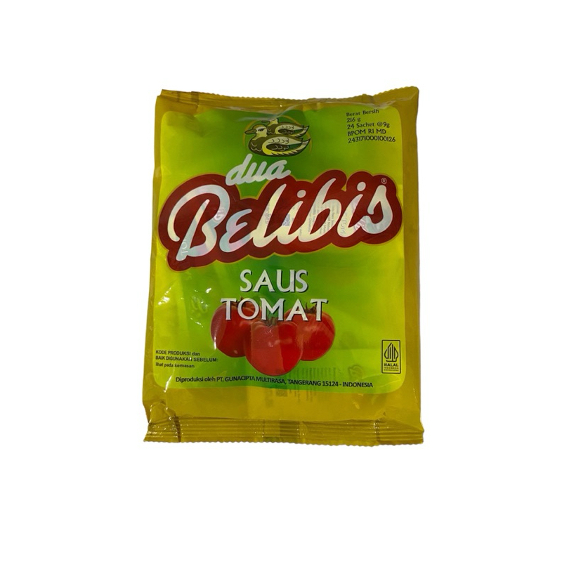 

Dua Belibis Saus Tomat Sachet 9gr isi 24