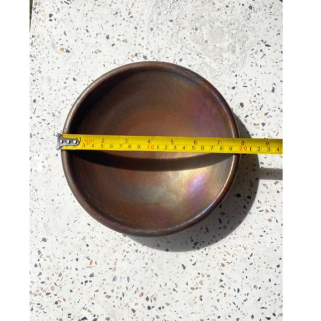 cobek gerabah tanah liat diameter 20cm / cobek sambal bakar