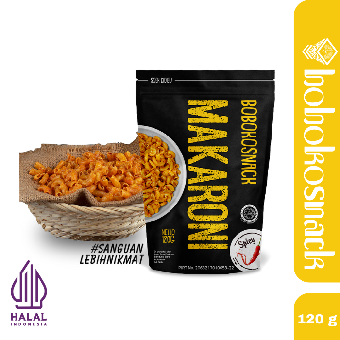 

Bobokosnack Makaroni Bantet Renyah Pedas Bandung