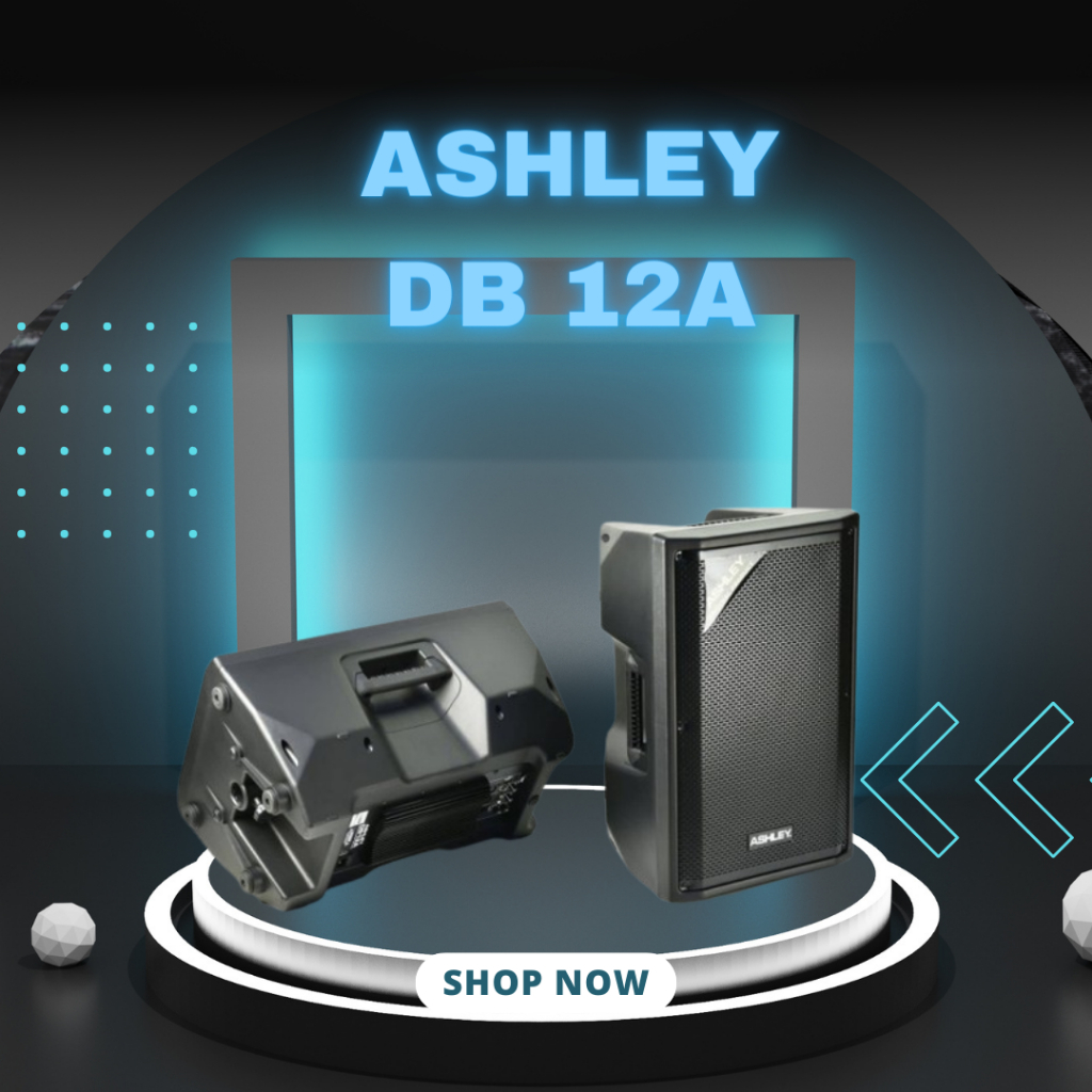 SPEAKER AKTIF ASHLEY DB 10A / DB-10A / DB 10 A WOOFER 10 INCH TWO WAY FULLRANGE GARANSI RESMI ASHLEY