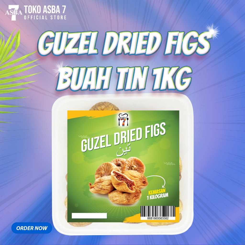 

GUZEL DRIED FIGS BUAH TIN 1 KG