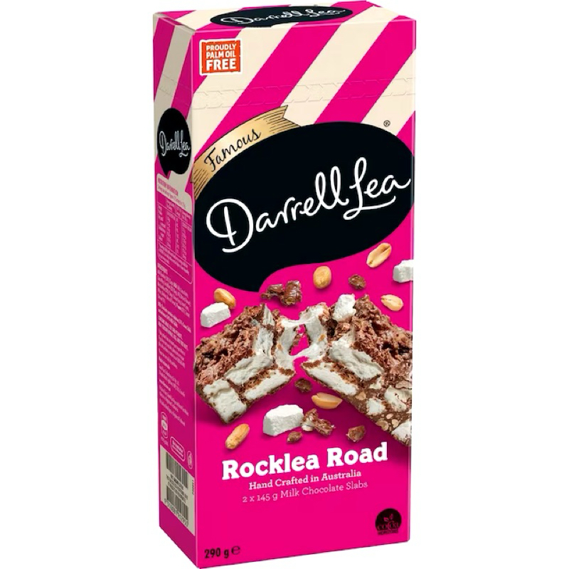 

Darrell Lea Rocklea Road Chocolate 290g - Australia
