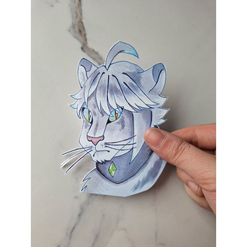 

Sticker Die Cut Alhaitham Snow Leopard Genshin Impact