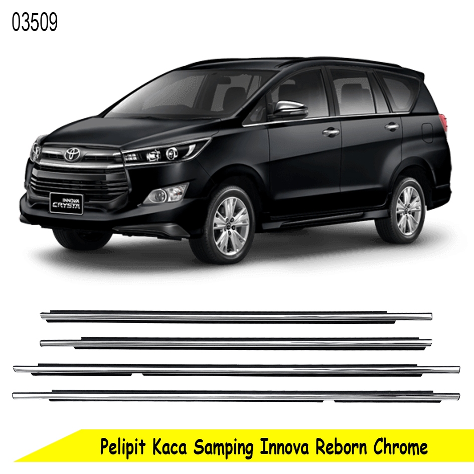Pelipit Karet Kaca Luar Innova Reborn