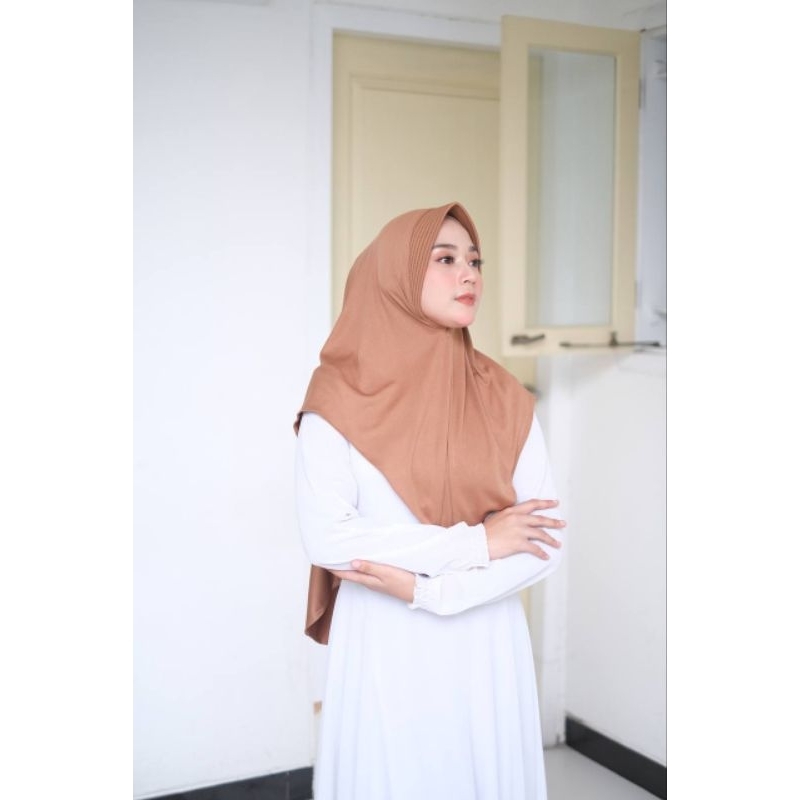 BERGO HAMIDAH | Hijab Sport Menutup Dada