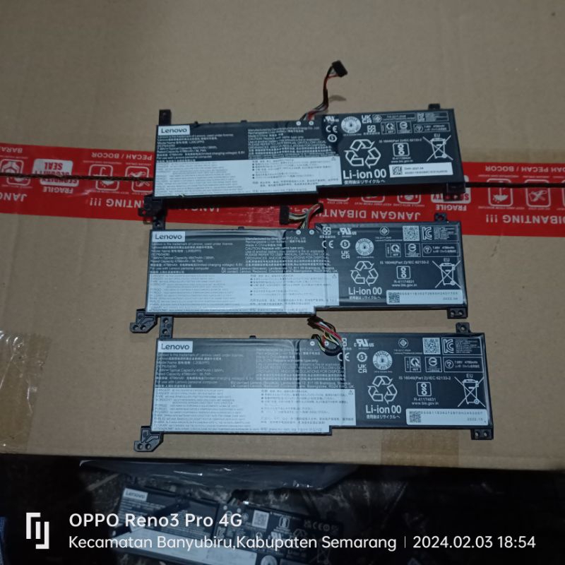 Baterai Lenovo Ideapad 3-15ITL6 Ideapad 3-17-ITL6 Ideapad 3 Gen 6