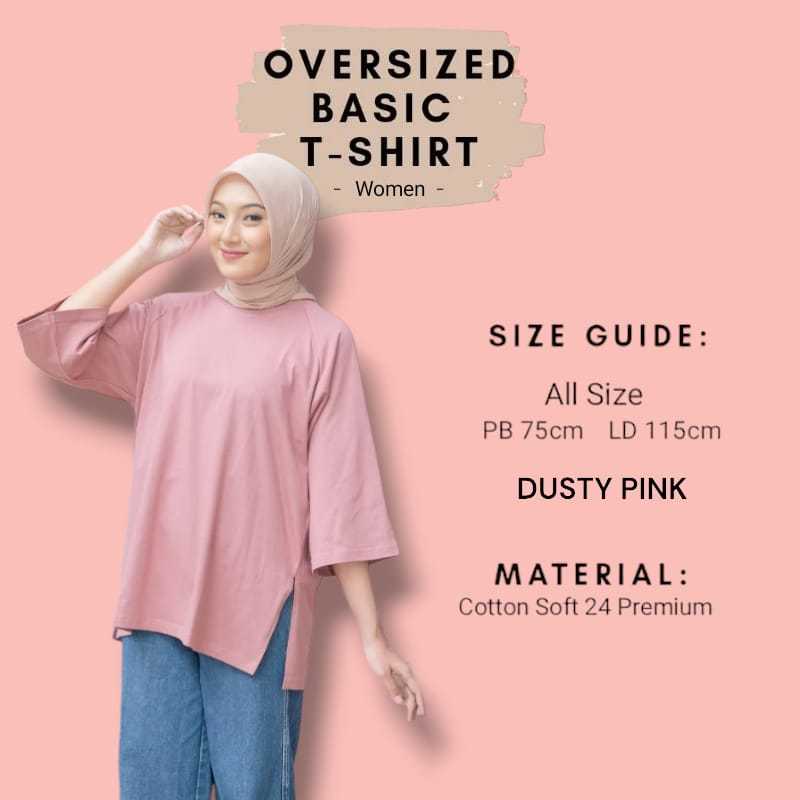 BAJU KAOS WANITA OVERSIZE KEKINIAN
