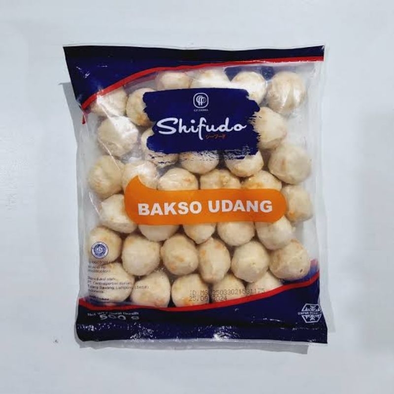 

SHIFUDO BAKSO UDANG 500 GRAM / FROZEN FOOD MURAH