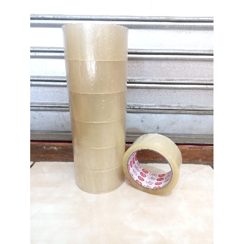 

Lakban Solatip Isolasi Bening/Coklat 45 mm