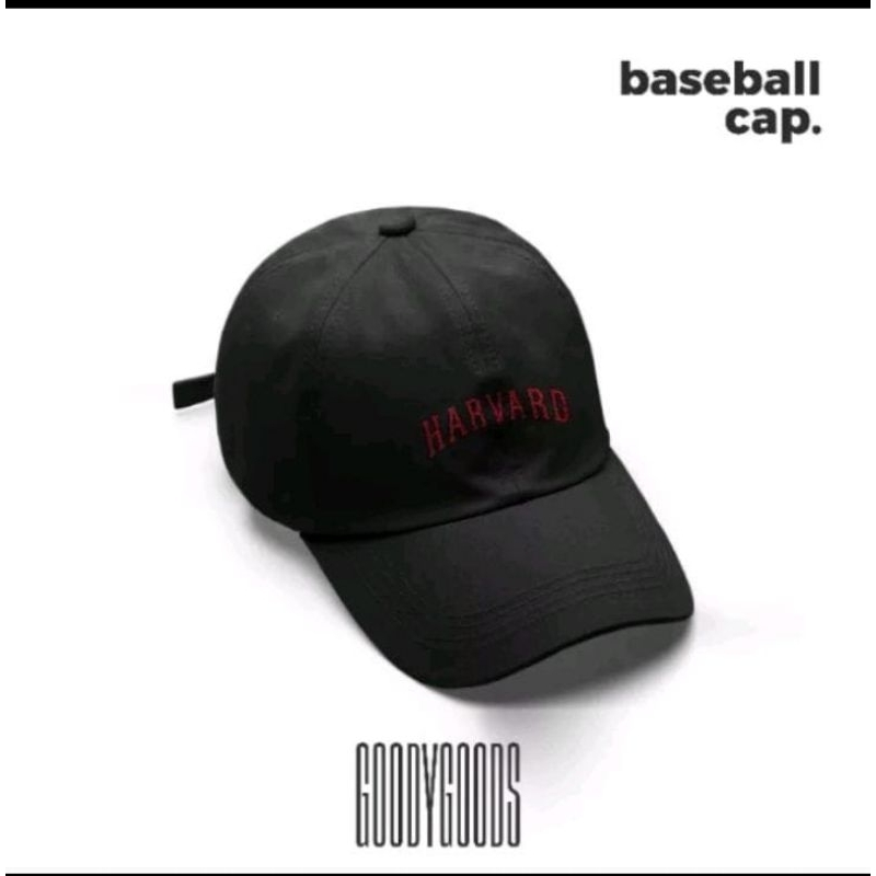 TOPI BASEBALL CAPS PREMIUM TOPI CASUAL PRIA WANITA PREMIUM ORIGINAL LOGO HARVARD