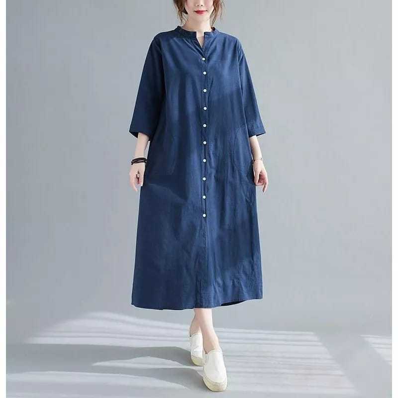 LULA HOME DRESS/DASTER POLOS BUSUI FULL KANCING/DASTER POLOS LULA DRESS/DASTER POLOS FULL KANCING DE