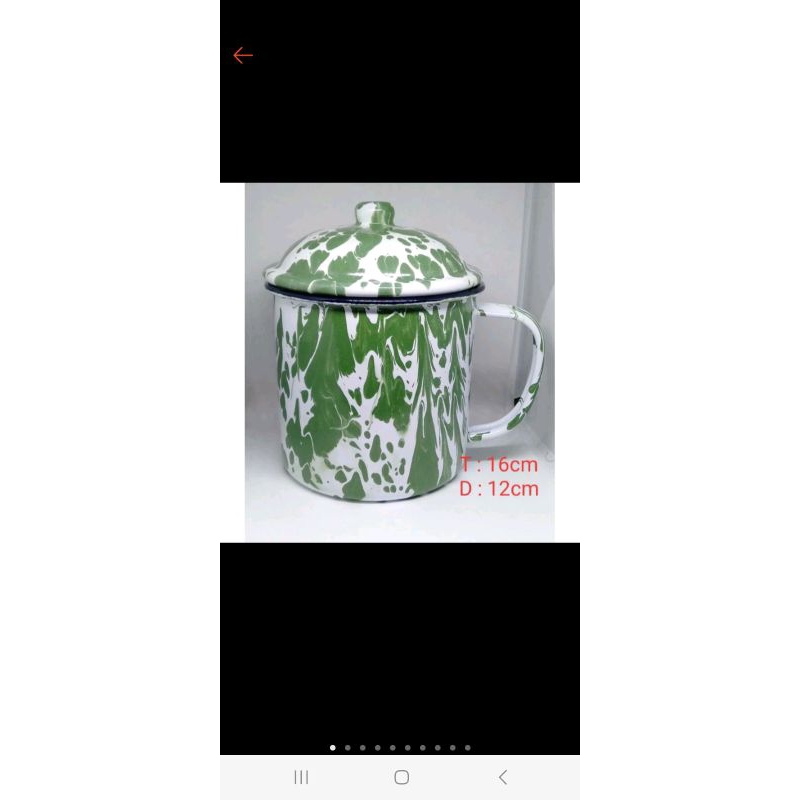 Gelas Mug Seng Mug stenless jadul Mug jadul ukuran 2Litee