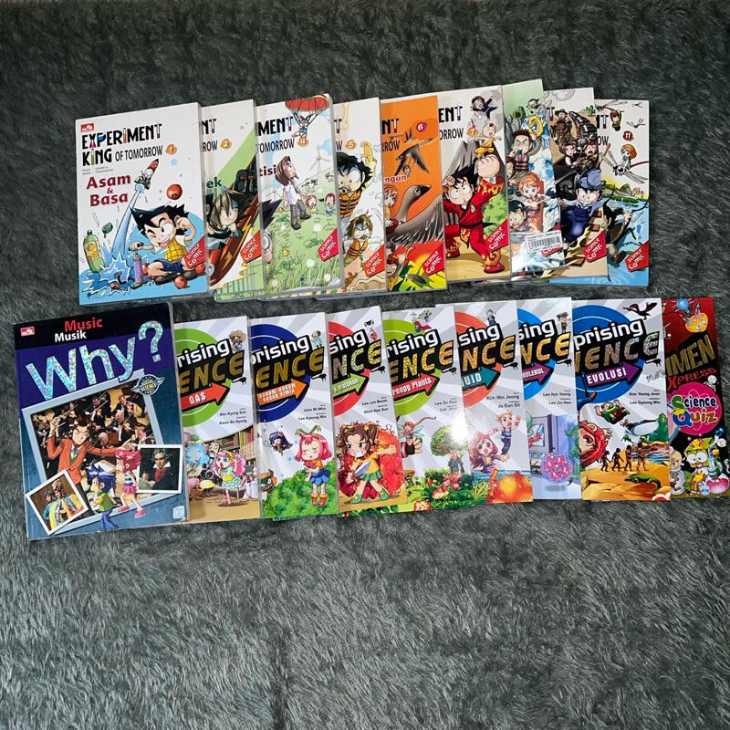 Experiment King of Tomorrow 7,8,10,11 Why : Musik Koleksi Buku Pendidikan Science Comic Series Buku 