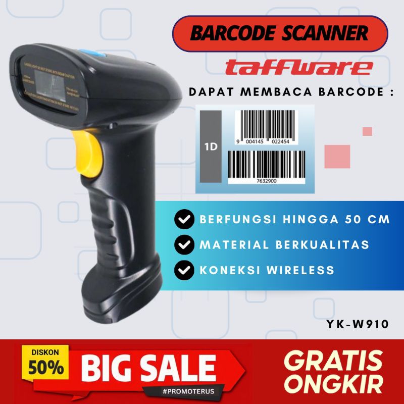 Barcode Scanner Bluetooth Untuk Scan 1D Barcode Wireless