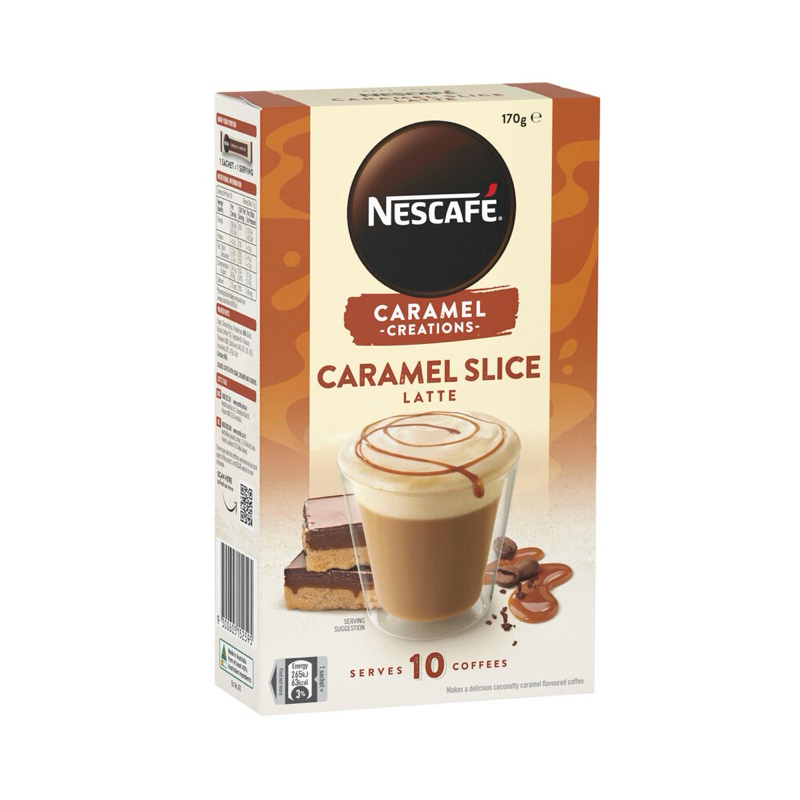 

Nescafe Caramel Slice Latte Coffee Sachets 10 Pack - Australia