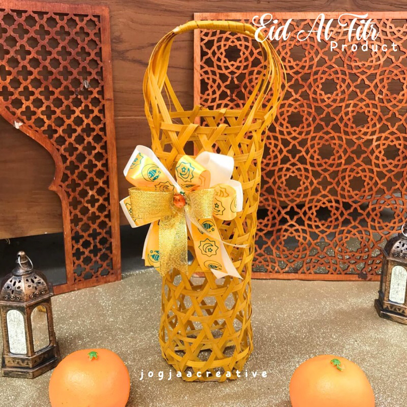 LEBARAN SERIES | TAS KLONGSONG BOTOL WARNA FREE PITA LEBARAN d 10 t 30 cm / tas botol tas cantik tas