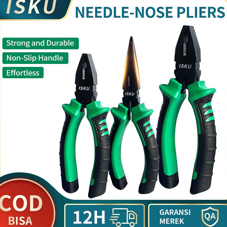 HP ISKU Tang 8 inch Tang Kombinasi 668 inch 55 SteelAlat Perkakas Tang Jepit 6inch tang potong kawat