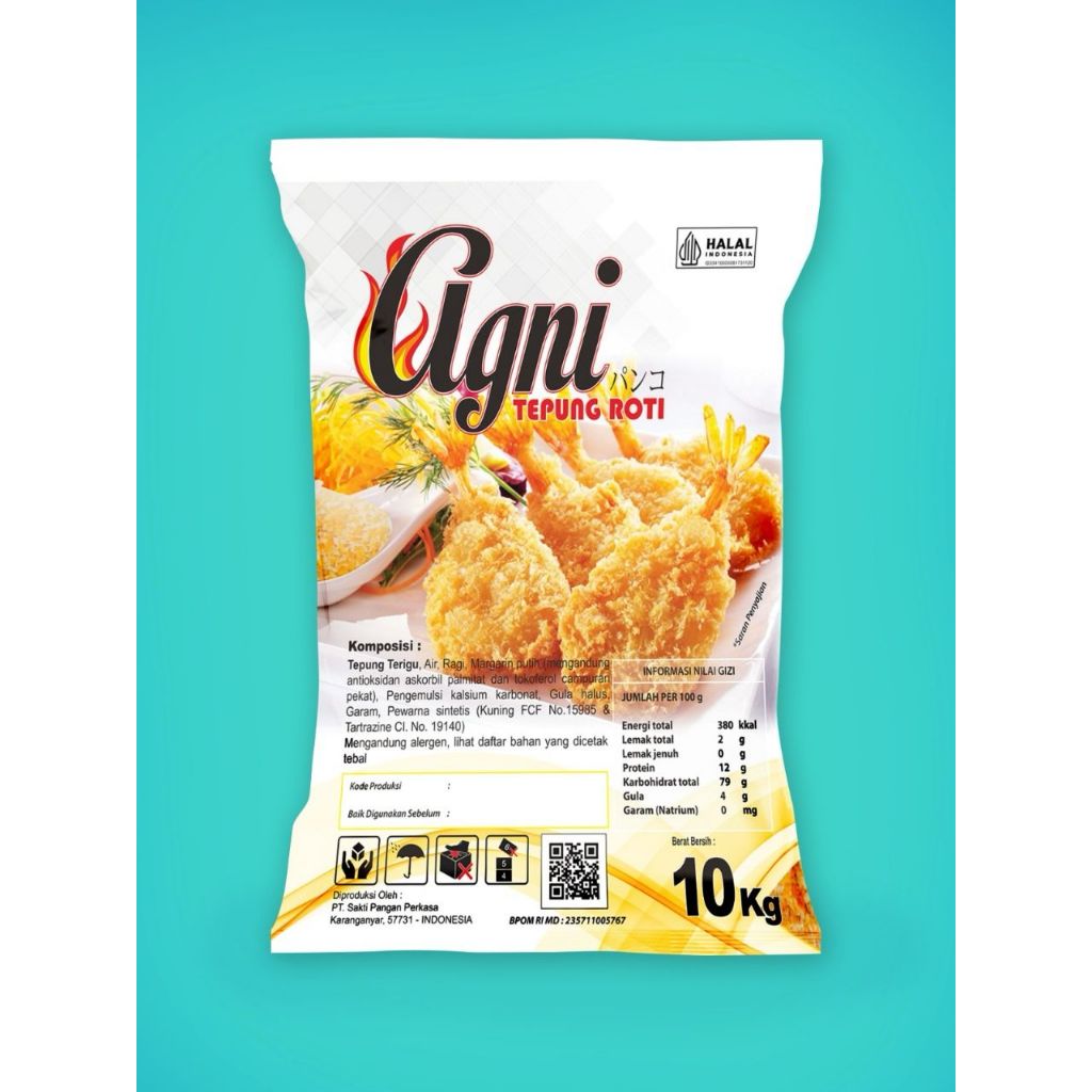 Tepung Roti AGNI Orange 10 kg