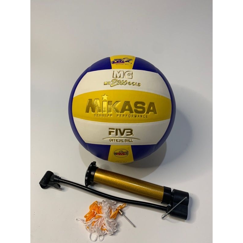 BOLA POLI POLY ORI GERATIS POMPA PETIILASI JARING BOLA MIKASA ASLI MV 2000 GOLD FIV3 F POBSI SUDAH A