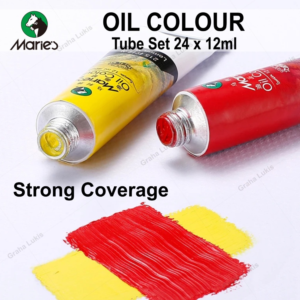 

Cat Minyak Maries Oil Color Set 24