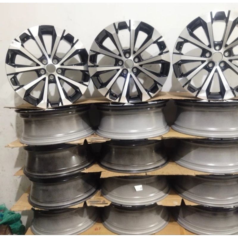 VELG AVANZA VELOZ 2022 RING 17 5*100 ORIGINAL BARU HARGA 1PCS