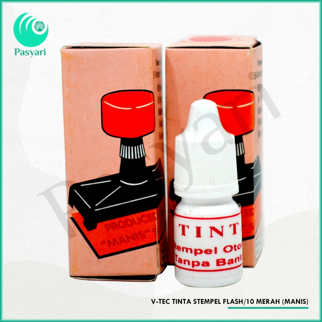 

V-TEC TINTA STEMPEL FLASH/10 MERAH (MANIS)