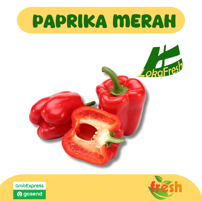 

Paprika Merah Segar/ Red Capsicum 250gram