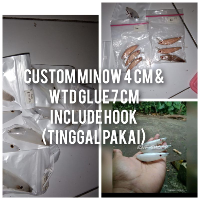 RnF - Paket Custom Minow + Wtd Glue