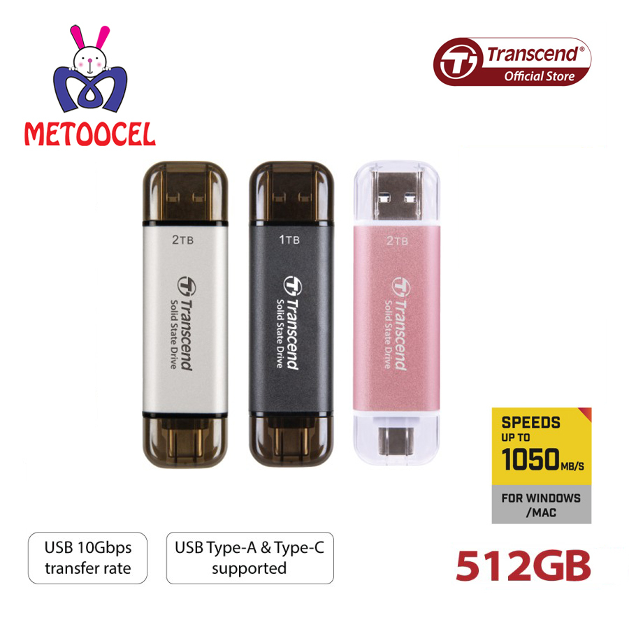 Transcend ESD310 512GB SSD Portable External 512 GB