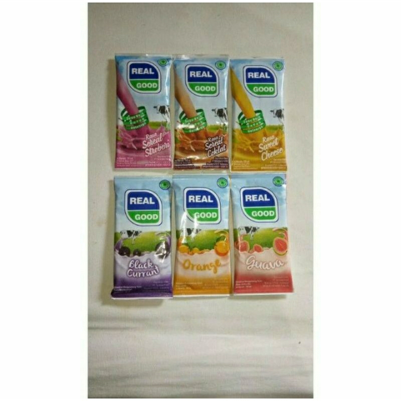 

REALGOOD 50 ML SUSU UHT ALL VARIAN RASA ISI 60 PCS