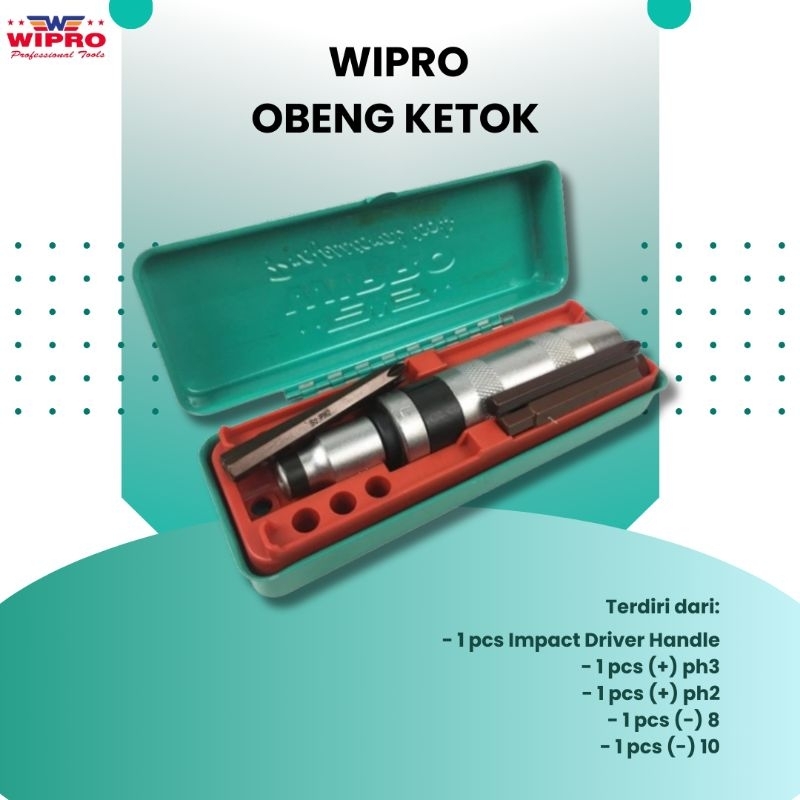 WIPRO OBENG KETOK SET