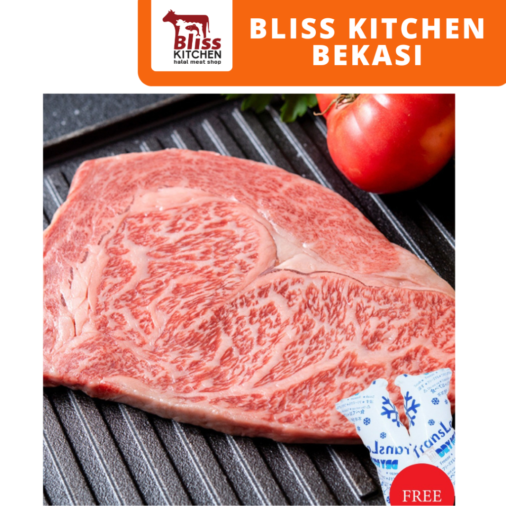 

Japanese Wagyu Beef Ribeye A5 / A4 Steak 1cm 200gr