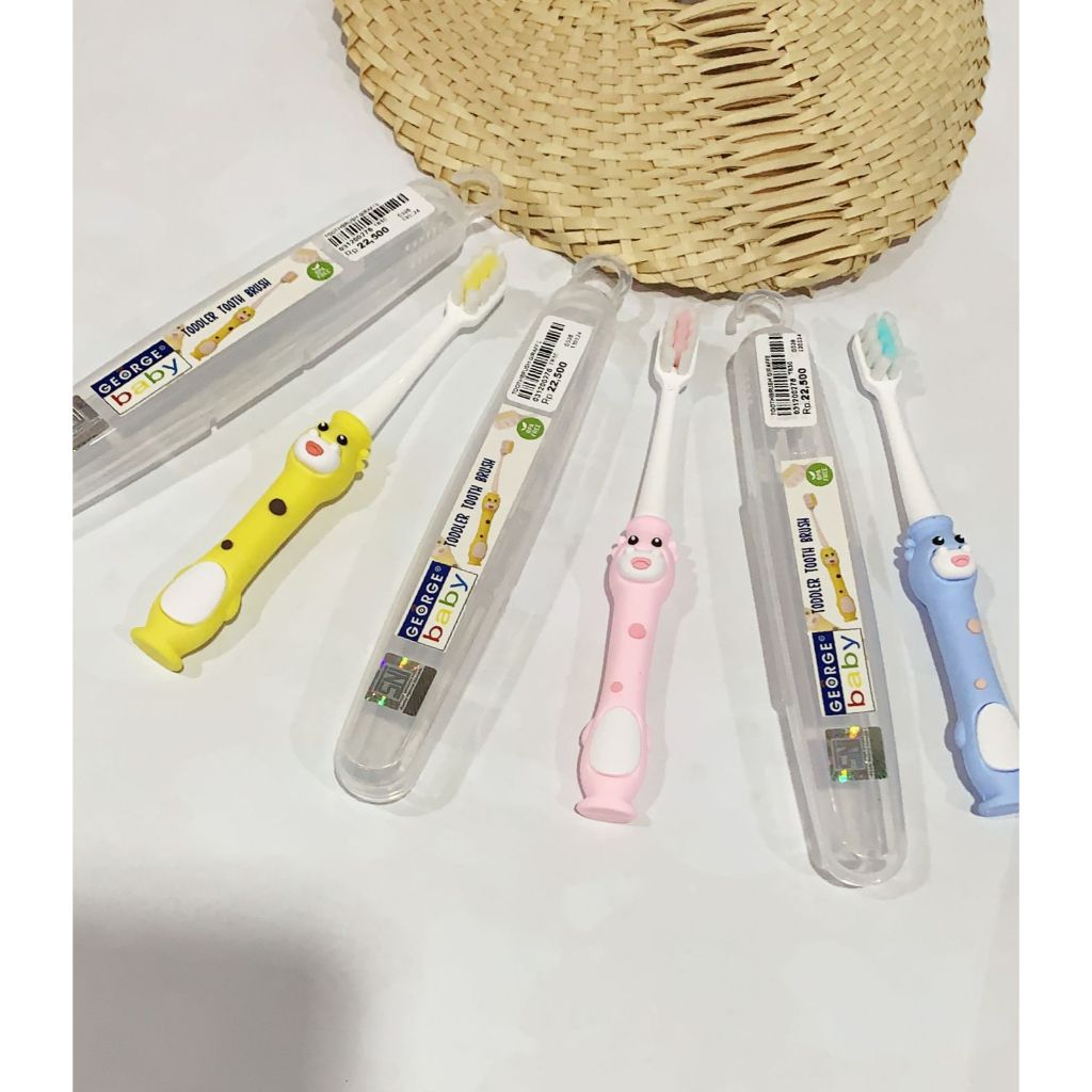 George baby - Toodler Tooth brush - sikat gigi anak motif giraffe TB3G