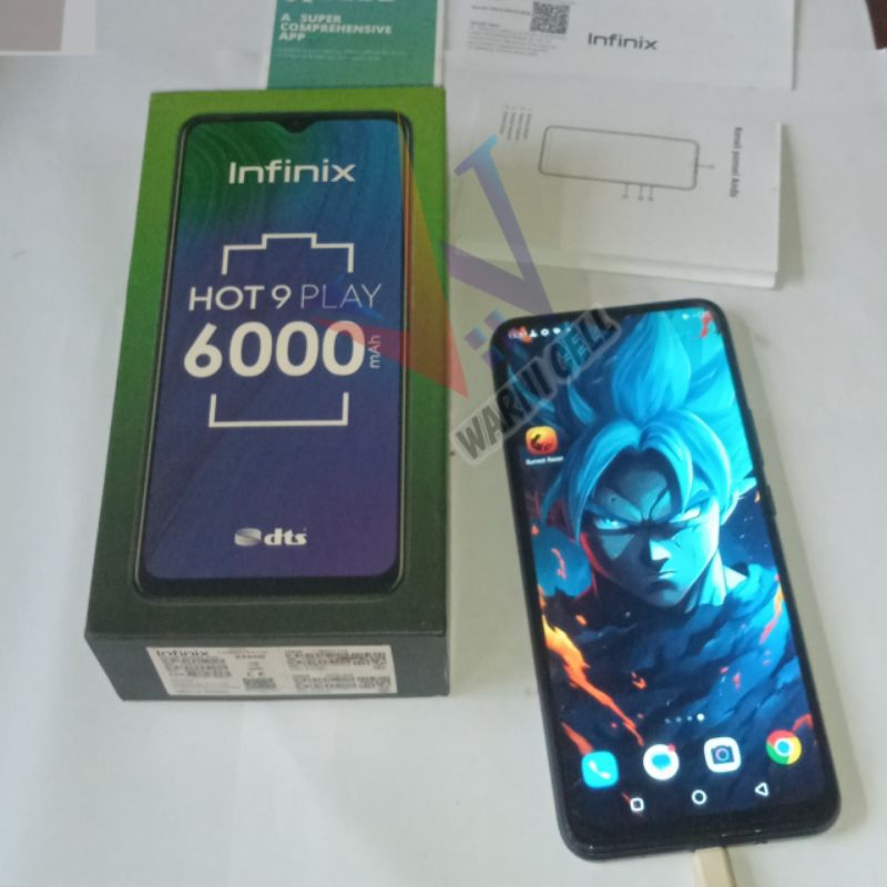 Hp Infinix Hot 9 Play 4/64 Second Segel