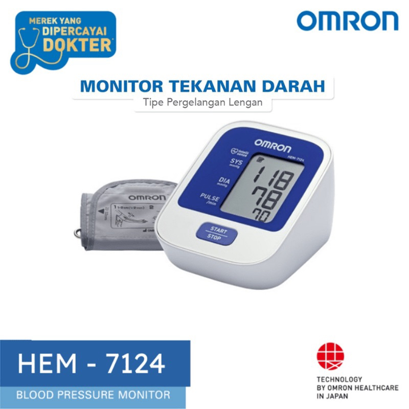 Omron Tensimeter Digital HEM-7124