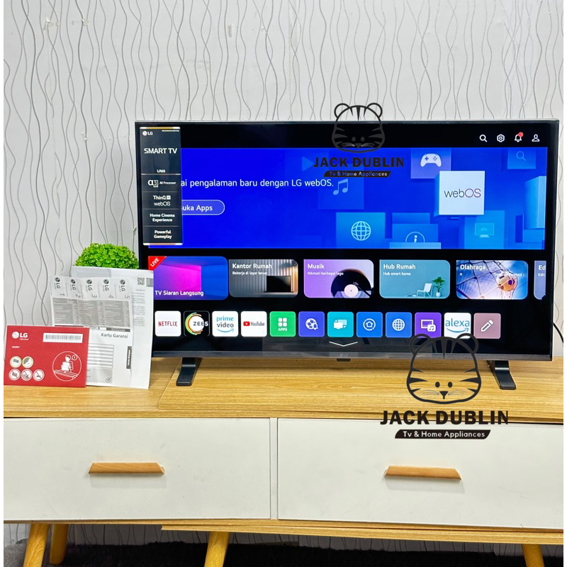 LG SMART TV 32 Inch 32LQ630BPSA 32LQ63 32LQ 63 BPSA SMART REMOTE YOUTUBE NETFLIX SMART GARANSI RESMI