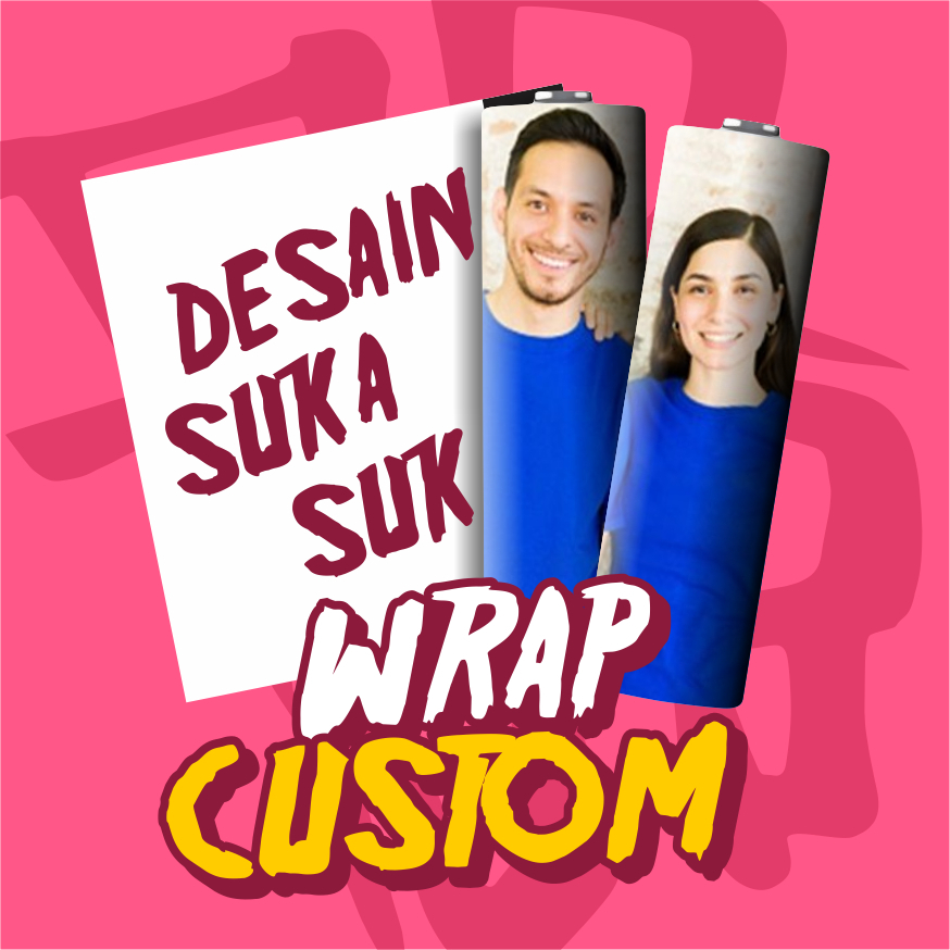 

Wrap setiker CUSTOM series lapisan plastik HARGA SEPASANG TERMURAH !!!