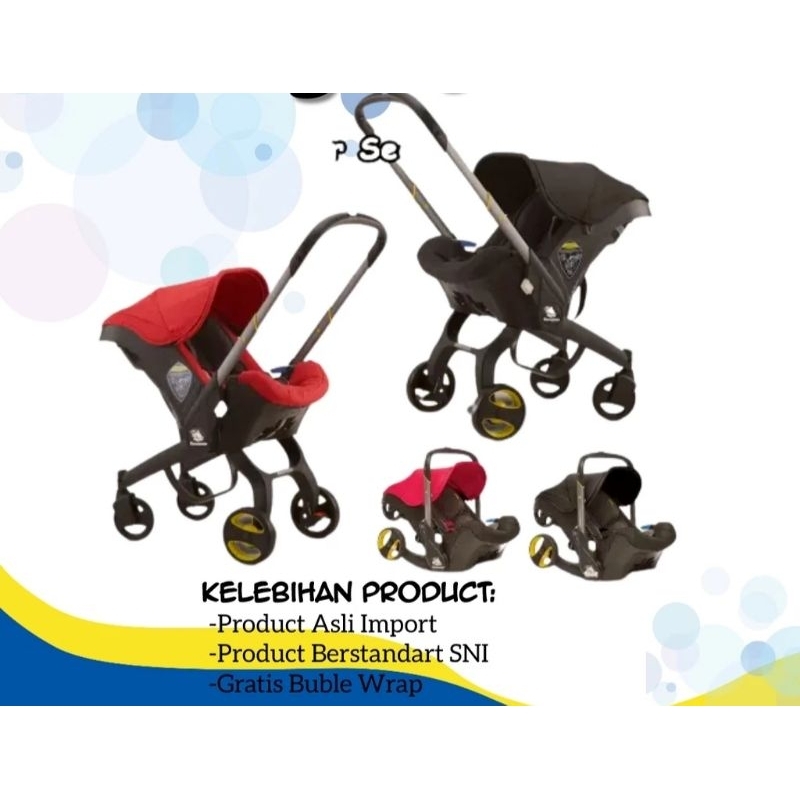 stroller carseat morgan horsemen doona nuna 2in1 stroller kereta dorong babywalker pushwalker bounce