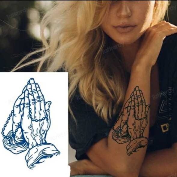 CODE 082 Premium Tatto Temporer Tangan Budha buddha Tato sementara Cewek Cowok Motif Bergambar Premi