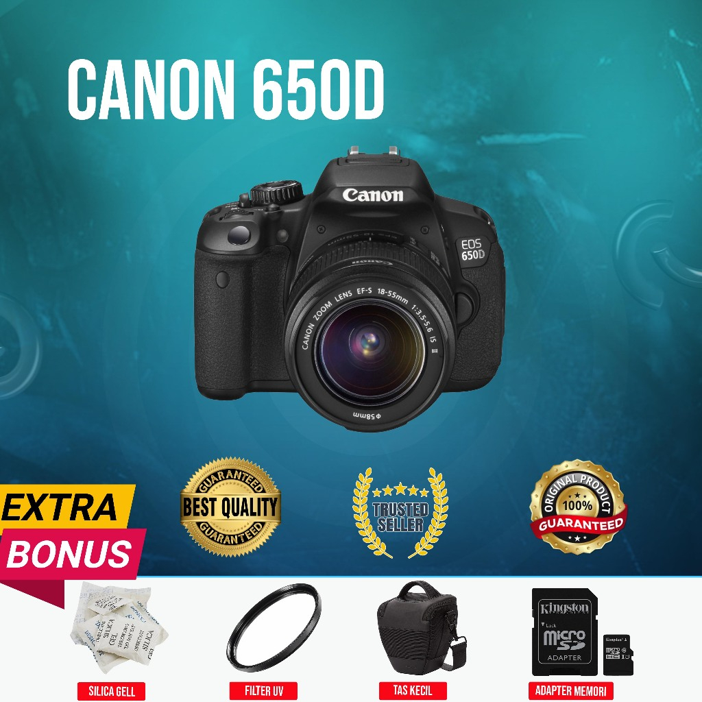 CANON 650D BODY ONLY ORIGINAL NORMAL MULUS MURAH (SECOND)