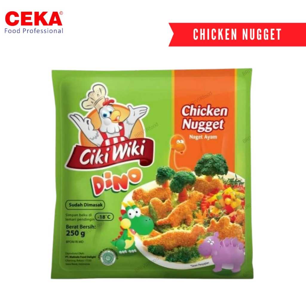 

CIKI WIKI Nugget bentuk Dino 250 gr