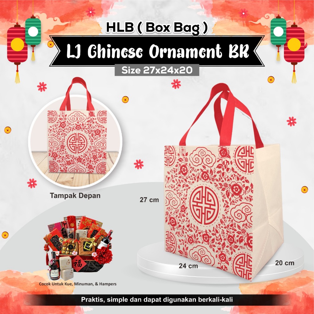 [INSTANT] Tas Imlek | Tas Bingkisan Imlek | Tas Hampers Imlek | Goodie Bag Imlek