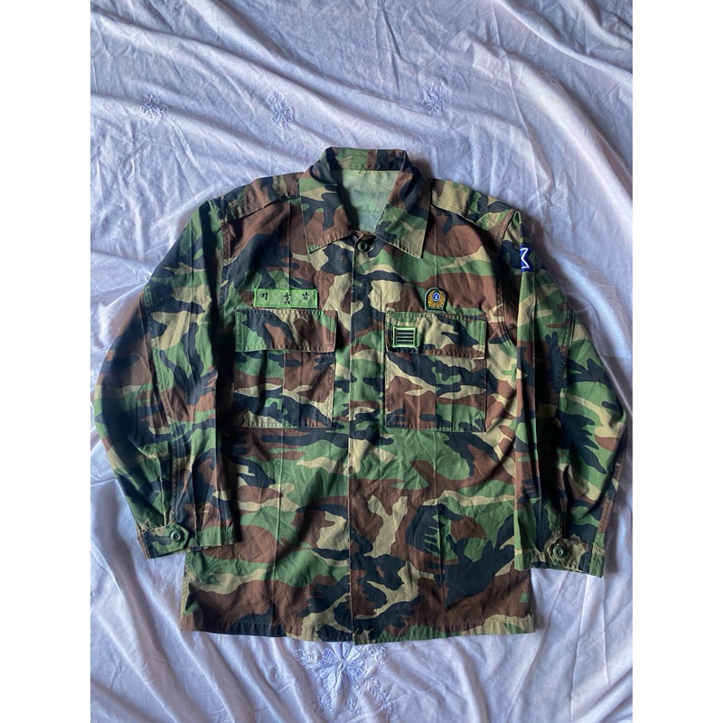 vintage military korean army camo