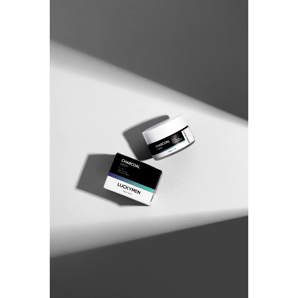 PAKET HEMAT 6 PCS LUCKYMAN CHARCOAL MASK